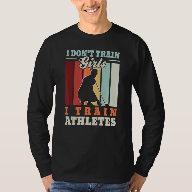 T-shirt I train athletes u2013  golf trainer golfer golf c (Devant)