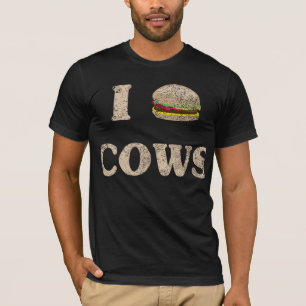 T-shirt I vaches à hamburger