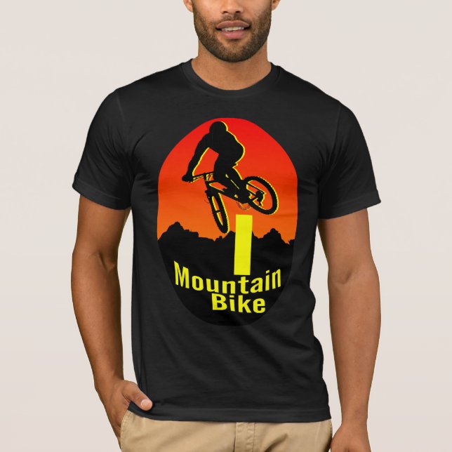 T-shirt I vélo de montagne (Devant)