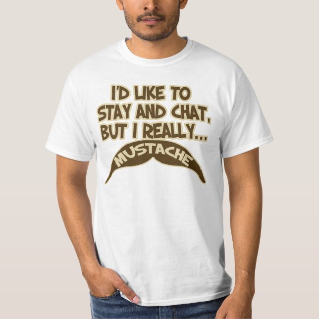 T-shirt I vraiment moustache ! (Devant)
