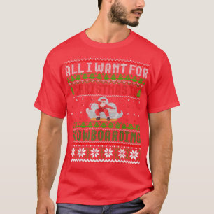 T-shirt I Want For Christmas Is Snowboarding Ugly Xmas Swe
