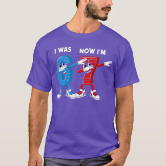 T-shirt I was 6 Now Im 7 Year Old Birthday 67 Dabbing for 