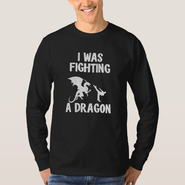 T-shirt I Was Fighting A Dragon After Surgery Recovery Bro (Devant)