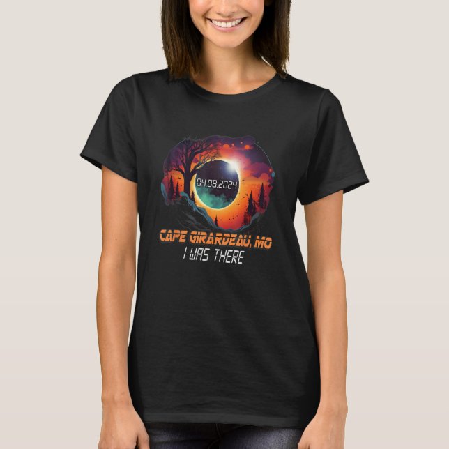T-shirt I Was There Total Solar Eclipse Cape Girardeau Mis (Devant)