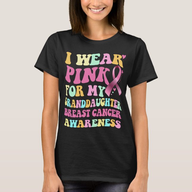 T-shirt I Wear Pink (Devant)