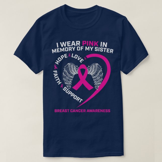 T-shirt I Wear Pink (Design devant)