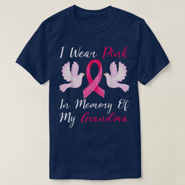 T-shirt I Wear Pink  (Design devant)