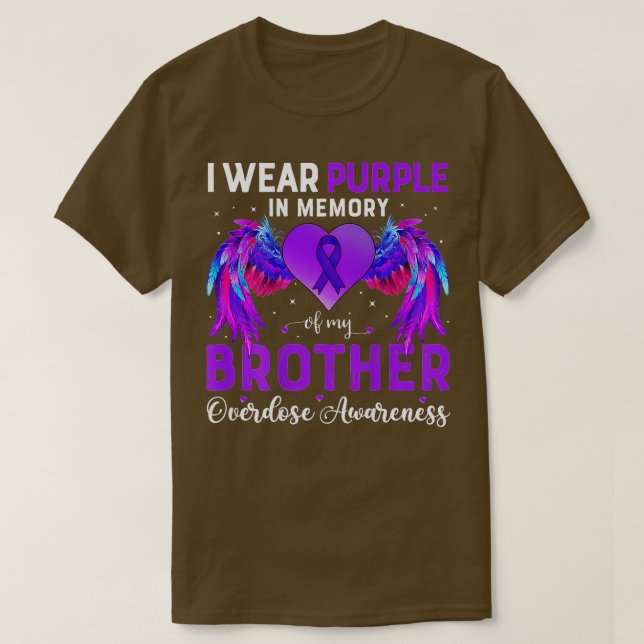 T-shirt I Wear Purple (Design devant)
