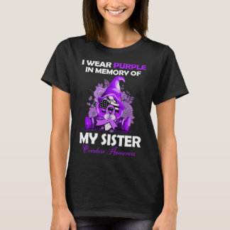 T-shirt I Wear Purple For My Sister Overdose Awareness Mon