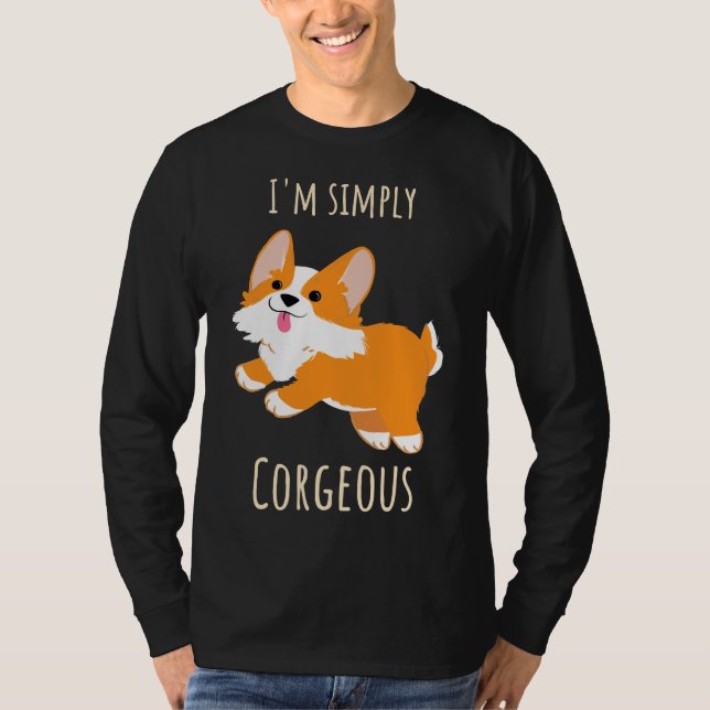 T-shirt I X M Simply Corgeous Corgi (Devant)