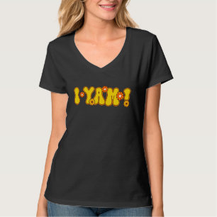 T-shirt I Yam Thanksgiving Elle est ma patate douce corres