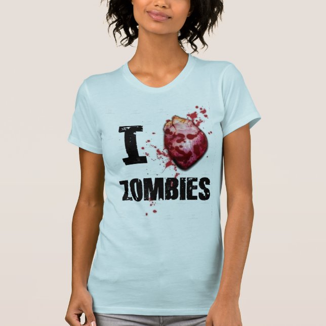 T-shirt I zombies love (Devant)