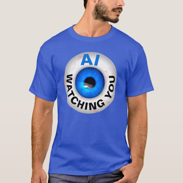 T-shirt IA Eyeball (sombre) (Devant)