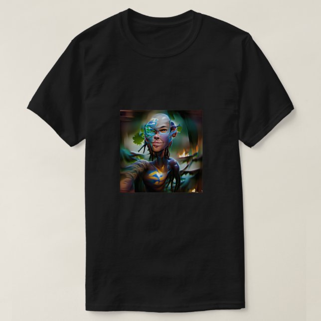 T-shirt IA générée art180 (Design devant)