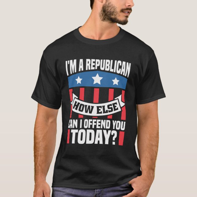 T-shirt Iâ´M A Republican (Devant)