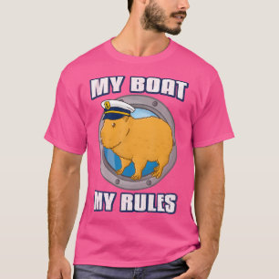T-shirt Iam Le Capitaine Capytain Bateau Capybara