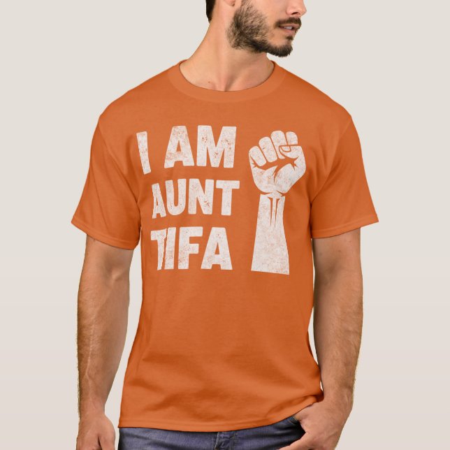 T-shirt IAmAuntTifa garçon fille unique (Devant)