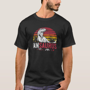 T-shirt Ian Saurus Funny Personalized Dinosaur T Rex