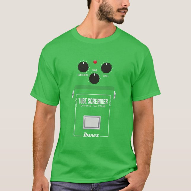 T-shirt Ibanez Tube Screamer TS808 (Devant)