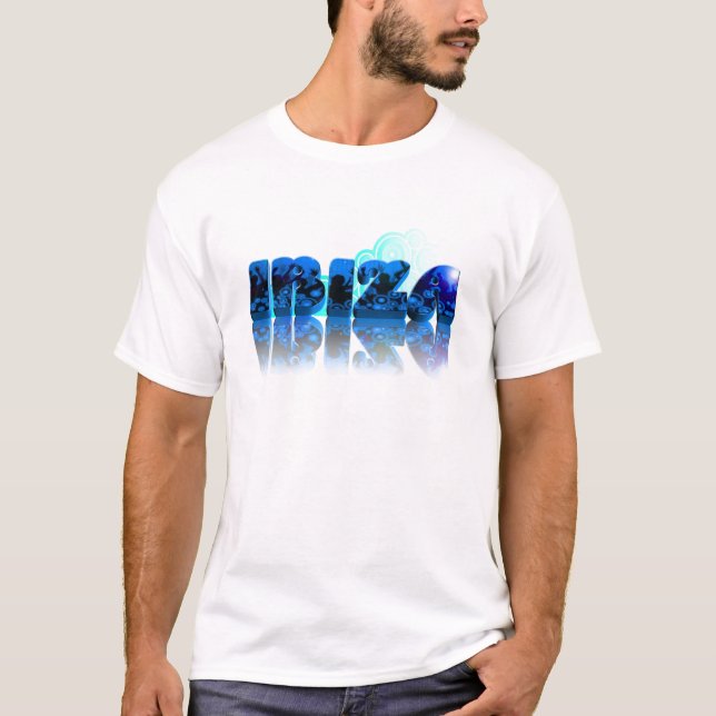 T-shirt IBIZA 2011 bleu (Devant)