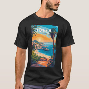 T-shirt Ibiza Espagne Travel Art Vintage