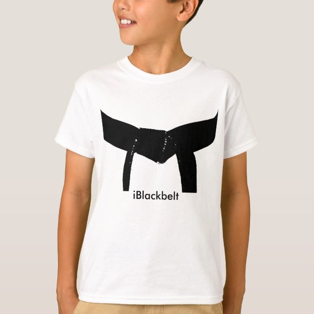 T-shirt iBlackbelt d'arts martiaux (Devant)