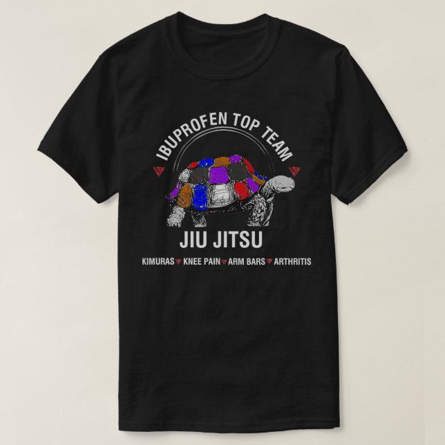 T-shirt Ibuprofen Top Team Jiu Jitsu (Design devant)