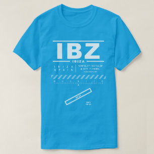 T-shirt IBZ de l'aéroport d'Ibiza