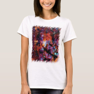 T-shirt IC 4628 Nébuleuse de la Crevette - Photo colorée d