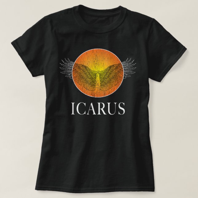 T-SHIRT ICARUS SUN MYTHOLOGIE GRECQUE ANCIENNE HISTOIRE DE (Design devant)