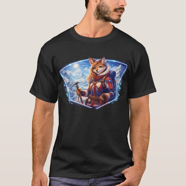 T-shirt Ice Climbing Vixen (Devant)