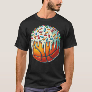T-shirt Ice Cream Basketball Drip Sprinkles Basketball Dri