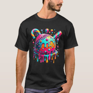 T-shirt Ice Cream Drippi Baseball Stuff Baseball Ball Drip