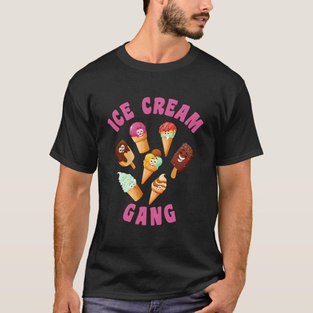 T-shirt Ice Cream Gang Ice Cream (Devant)