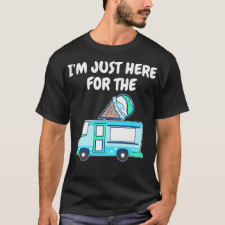 T-shirt Ice Cream Lover Summer Ice Cream Truck Premium _1