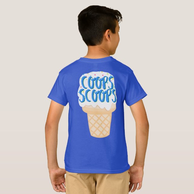 T-shirt Ice Cream Shirt for Kids (Dos entier)