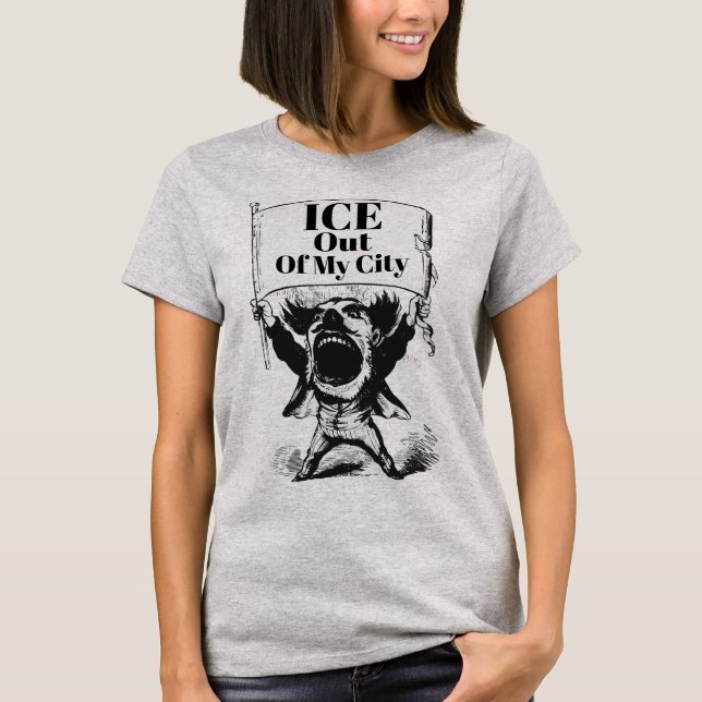 T-Shirt ICE hors de ma ville (Devant)
