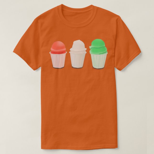 T-shirt Ice italienne (Design devant)