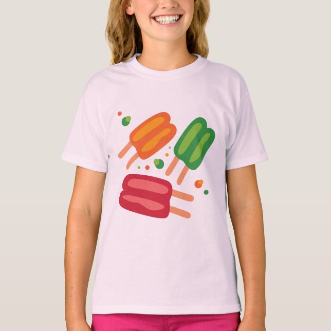 T-shirt Ice Pops (Devant)