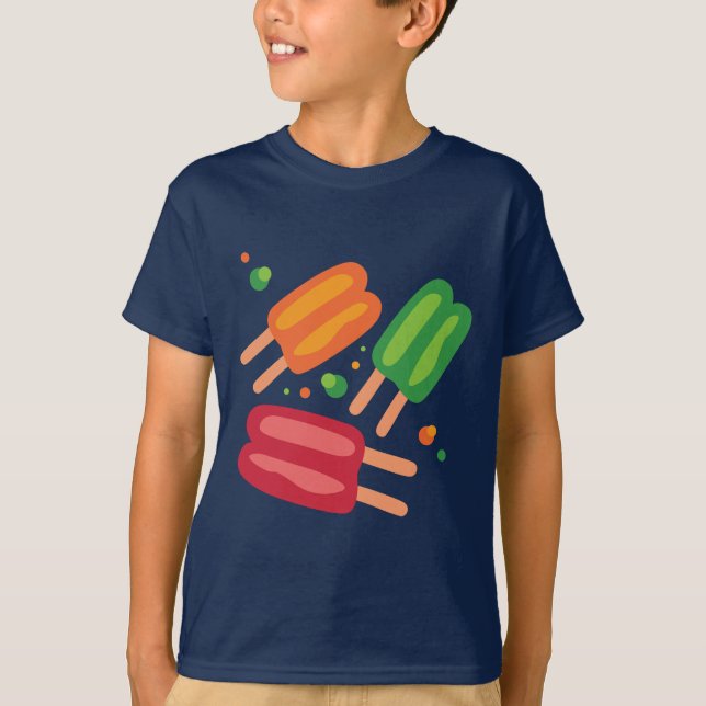 T-shirt Ice Pops (Devant)
