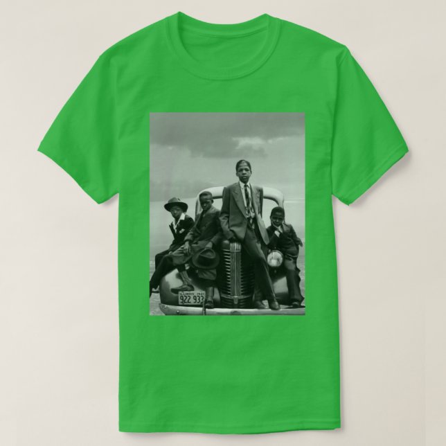 T-shirt Iceberg Slim Boys dans le Hood Black History Desig (Design devant)