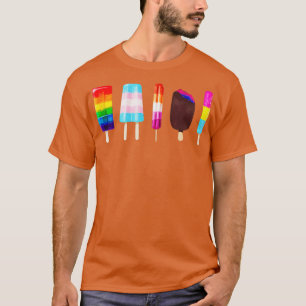 T-shirt IceCream LGBT Gay pride Bisexual Lesbian Rainbow