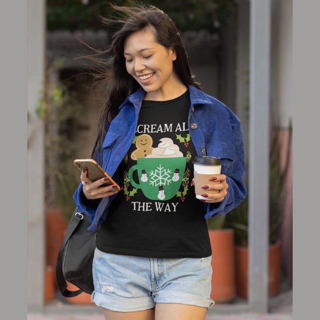 T-shirt Icecream Tout Le Chemin Noël (Créateur téléchargé)