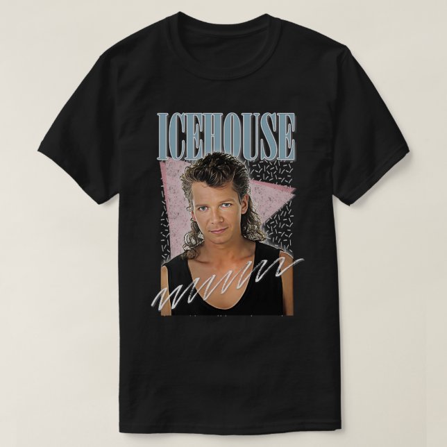 T-shirt Icehouse Vintage Look Fans Art Design (Design devant)