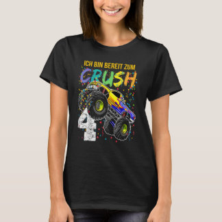 T-shirt Ich Bin Beeit Zum Crush 4 Camion Monster 4e annive