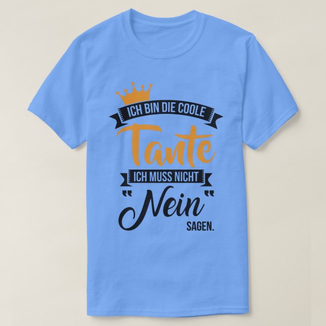 T-shirt Ich bin die coole tante (Design devant)