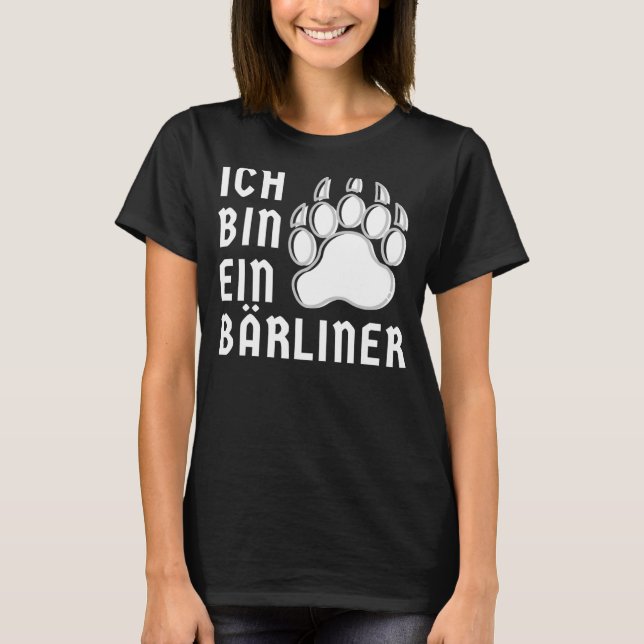 T-shirt Ich bin ein Bärliner Berlin Berliner (Devant)