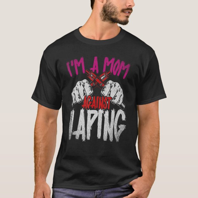 T-shirt Ich Bin Eine Mama Gegen Vaping Mère's Day Vaper (Devant)