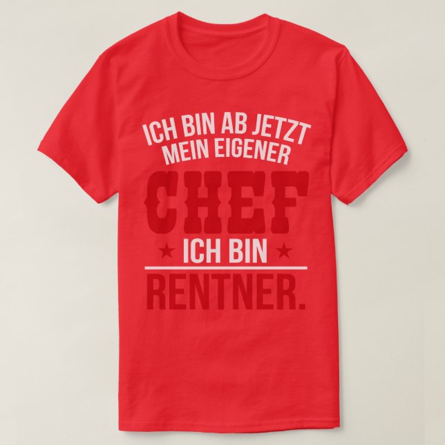 T-shirt Ich bin loueur blanc (Design devant)
