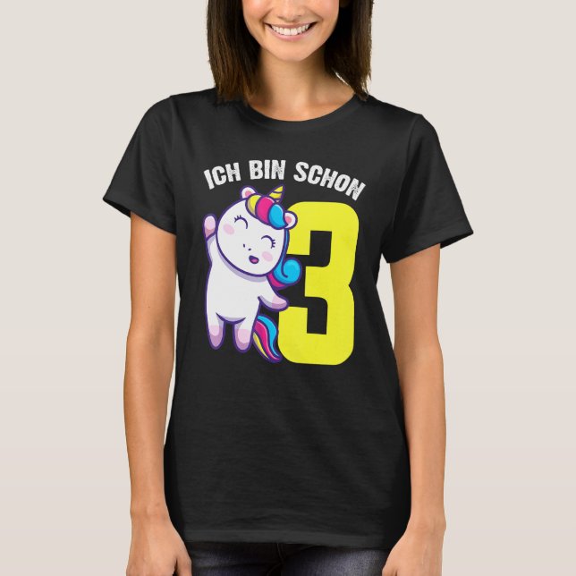 T-shirt Ich Bin Schon 3 (Devant)